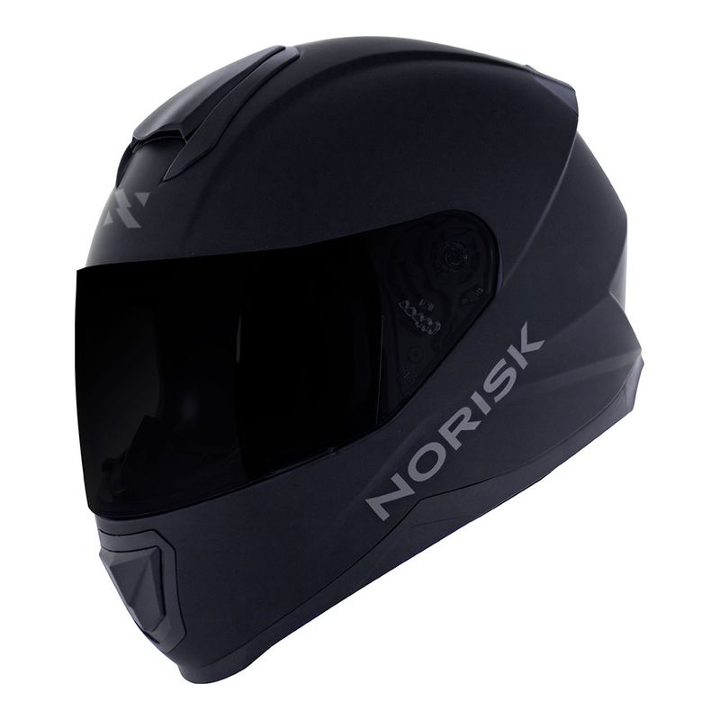 CAPACETE NORISK RAZOR MONOCOLOR PRETO FOSCO