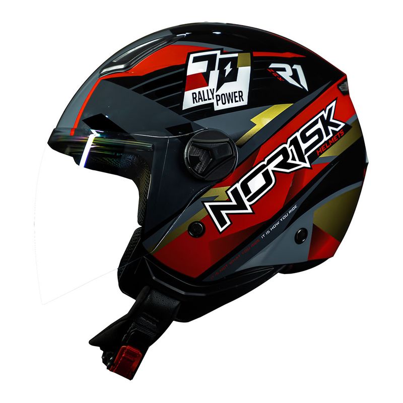 CAPACETE NORISK ORION R1 VERMELHO