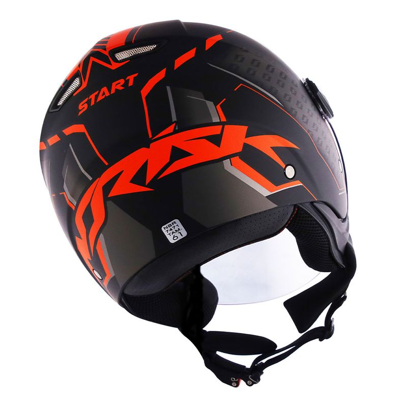 CAPACETE NORISK ORION START PRETO FOSCO