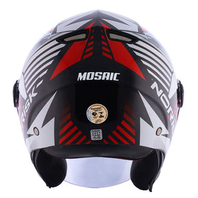 CAPACETE NORISK ORION MOSAIC BRANCO