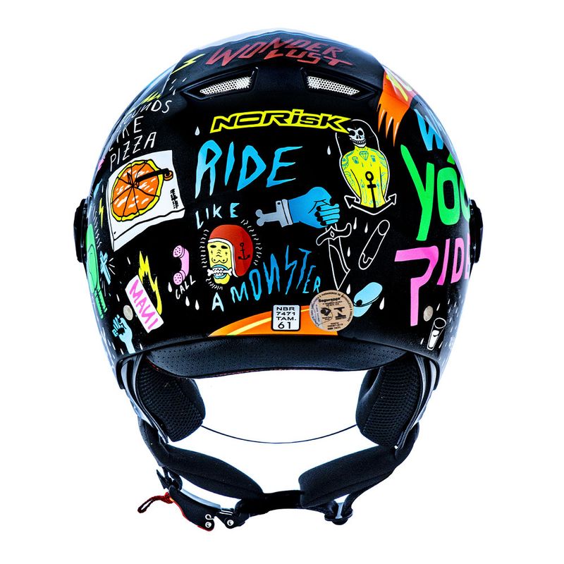 CAPACETE NORISK ORION FREE PRETO