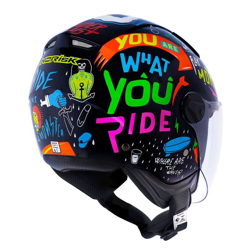 CAPACETE NORISK ORION FREE PRETO