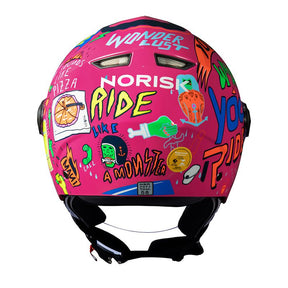 CAPACETE NORISK ORION FREE ROSA