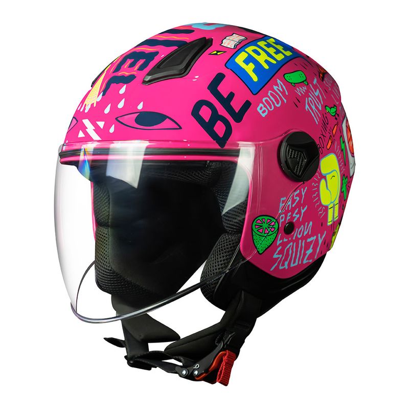 CAPACETE NORISK ORION FREE ROSA