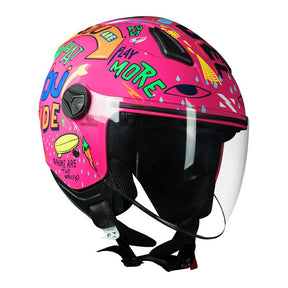 CAPACETE NORISK ORION FREE ROSA