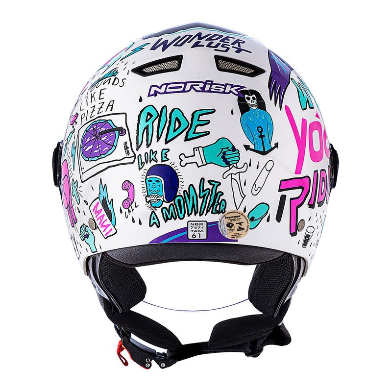 CAPACETE NORISK ORION FREE BRANCO
