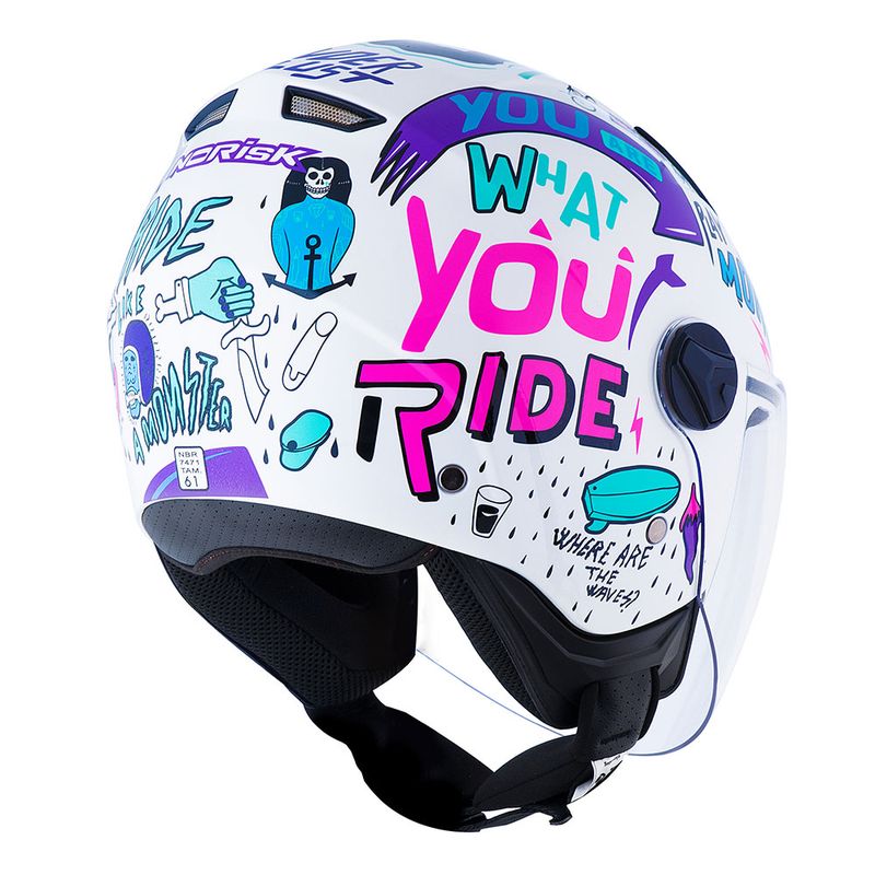 CAPACETE NORISK ORION FREE BRANCO