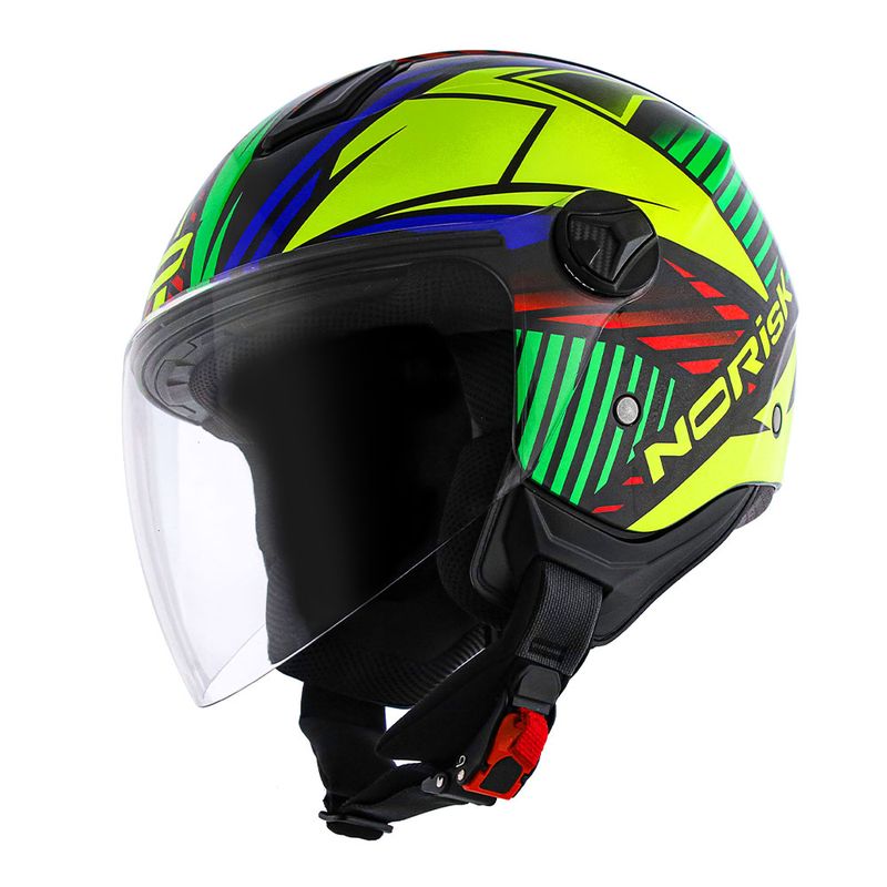 CAPACETE NORISK ORION MOSAIC AMARELO