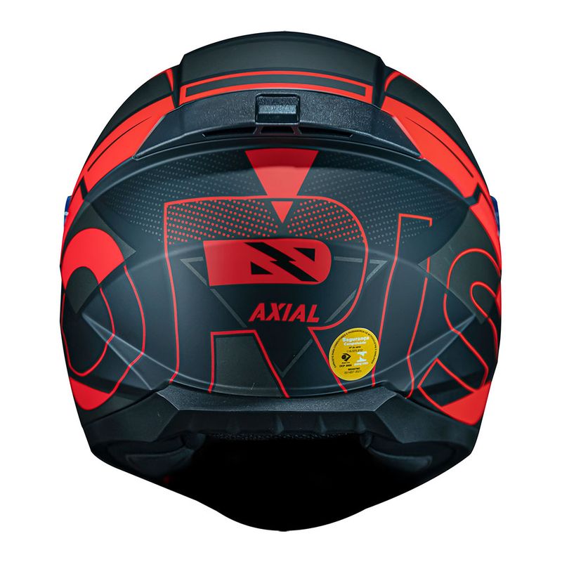 CAPACETE NORISK RAZOR AXIAL VERMELHO