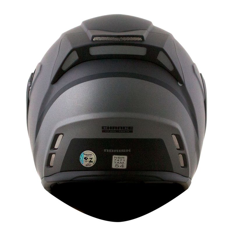 CAPACETE NORISK ROUTE FF345 CHANCE PRETO FOSCO