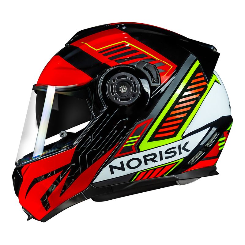 CAPACETE NORISK ROUTE FF345 CHARGE VERMELHO