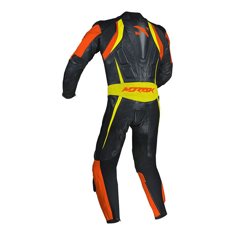MACACÃO  NORISK SS PRETO/LARANJA/AMARELO