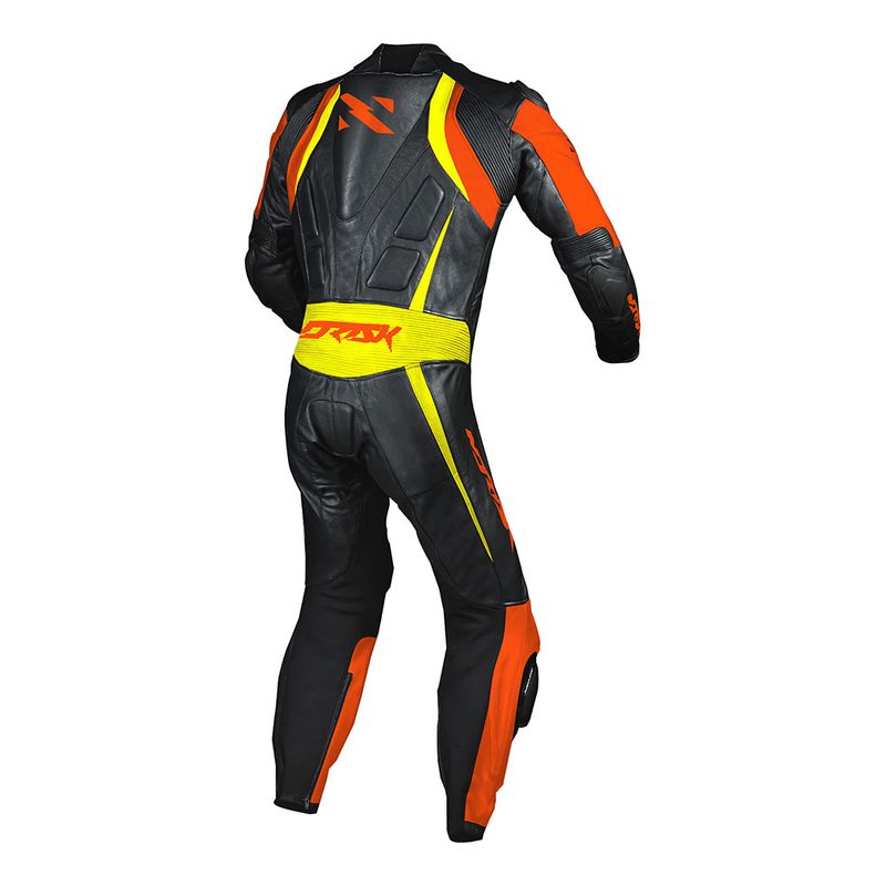 MACACÃO  NORISK SS PRETO/LARANJA/AMARELO