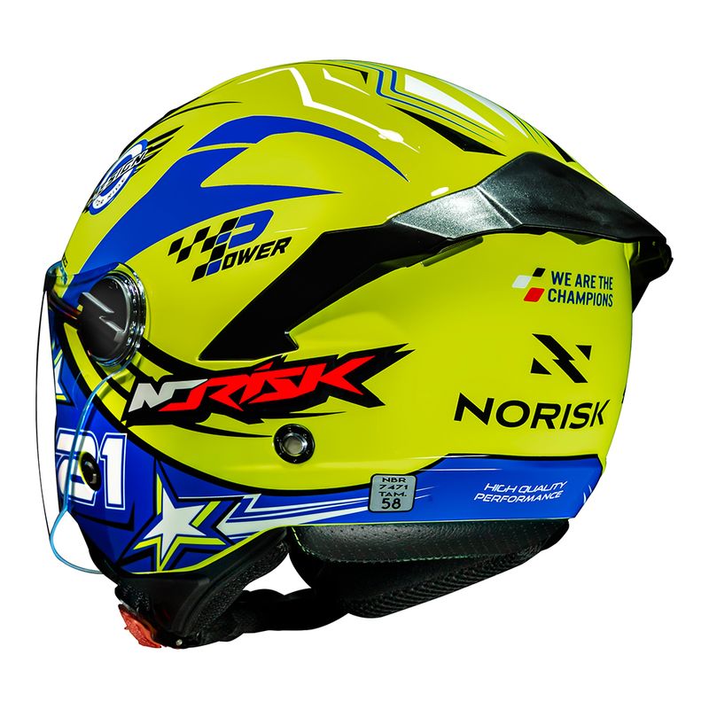 CAPACETE NORISK NEO GALAXY AZUL