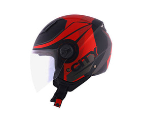 CAPACETE NORISK ORION CITY VERMELHO FOSCO