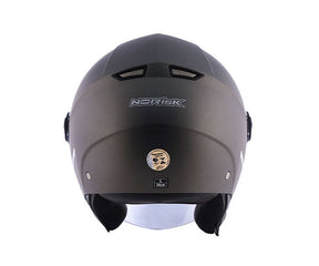 CAPACETE NORISK ORION MONOCOLOR CINZA FOSCO