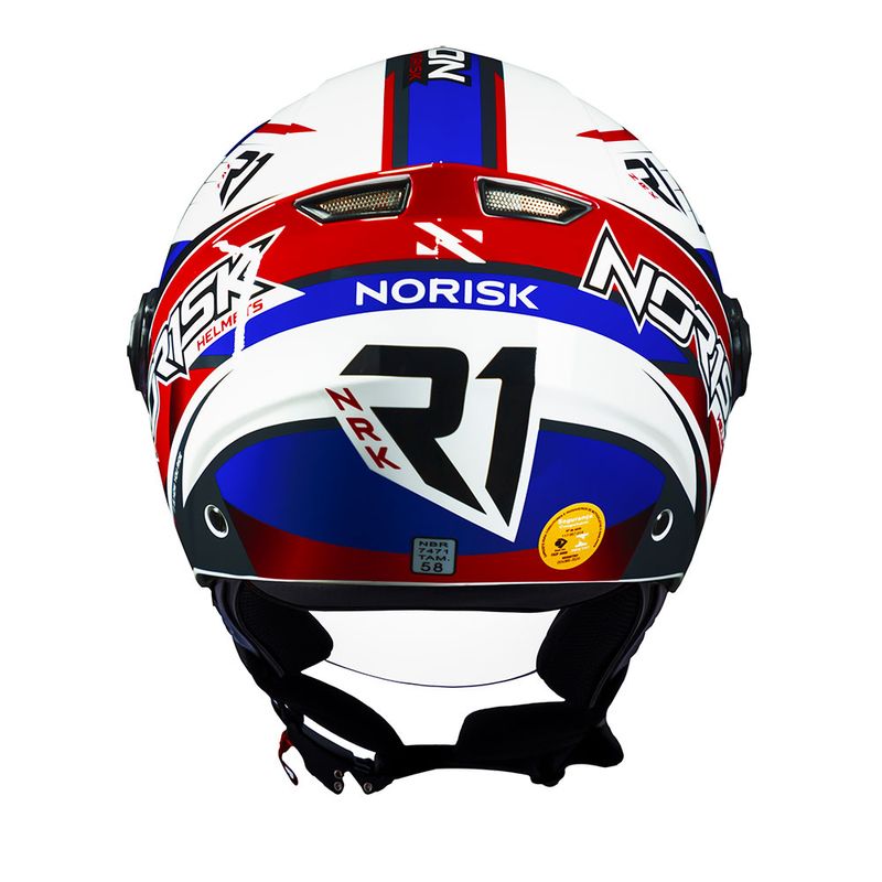 CAPACETE NORISK ORION R1 BRANCO